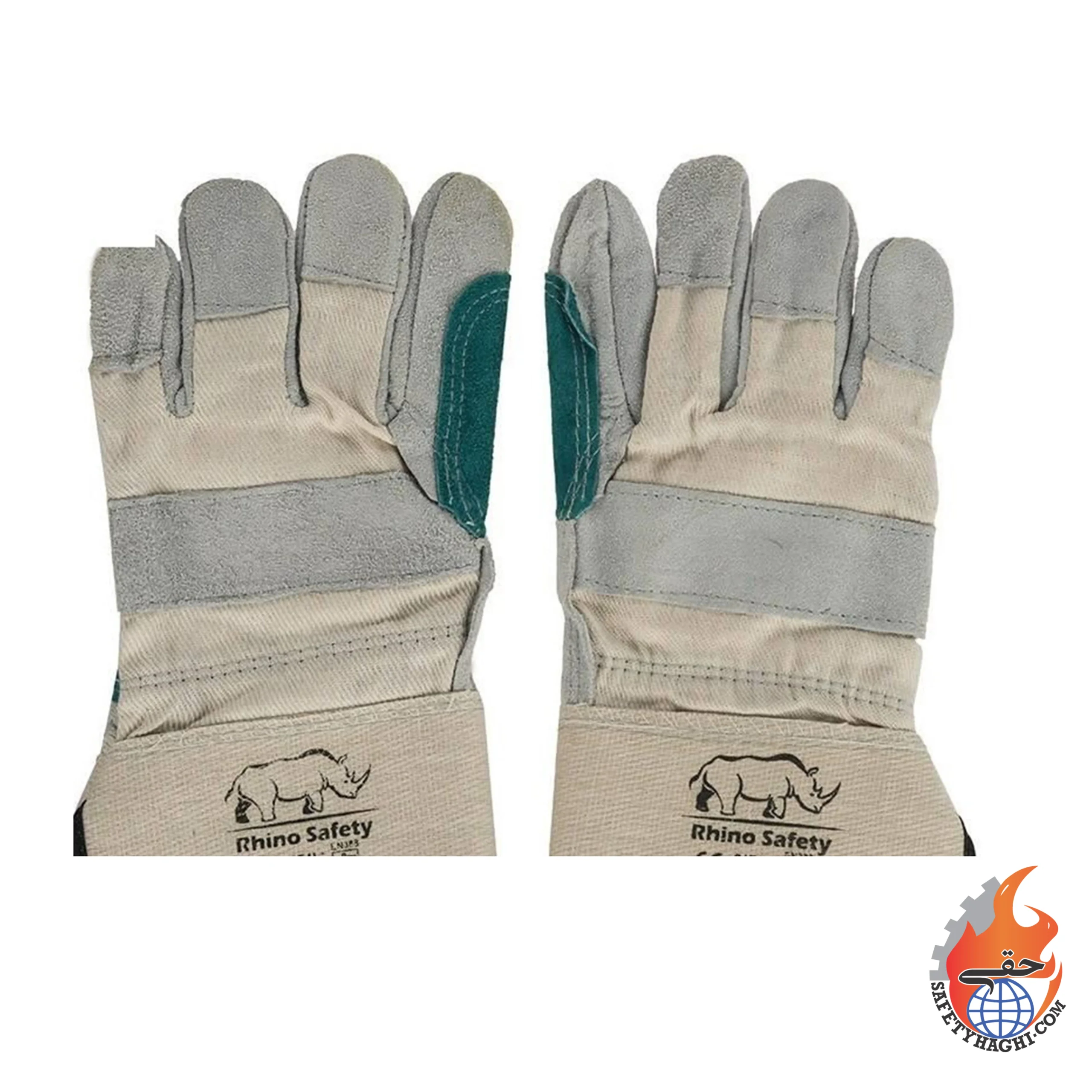 20259325 دستکش کف چرم دوبل رینو Rhino safety - Image 1