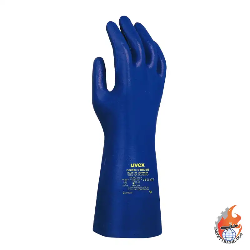 20251096 خرید دستکش ایمنی یووکس مدل Rubiflex S NB35B ساخت آلمان با بهترین قیمت - Image 1
